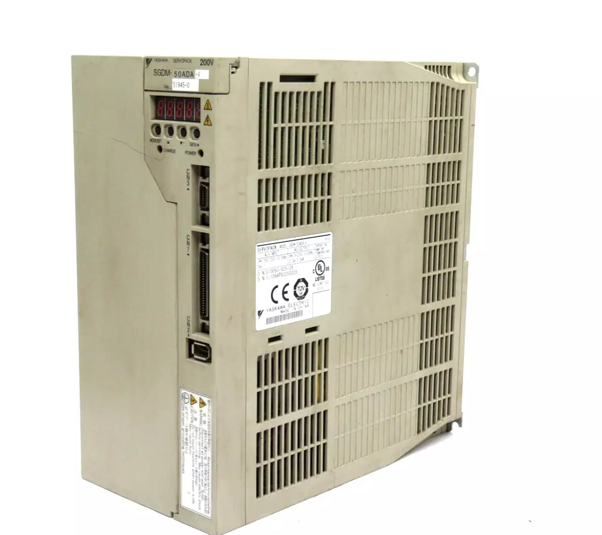 Yaskawa SGDM-50ADA-V Servo Drive 5 Kw USED & TESTED