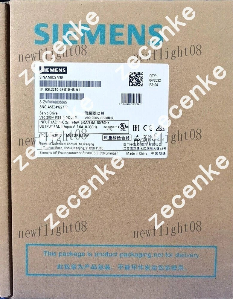 NEW SIEMENS 6SL3210-5FB10-4UA1 Servo Drive - 1PCS