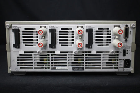 HP 6050A+60504A Electronic Load Mainframe with Three 60504A Units