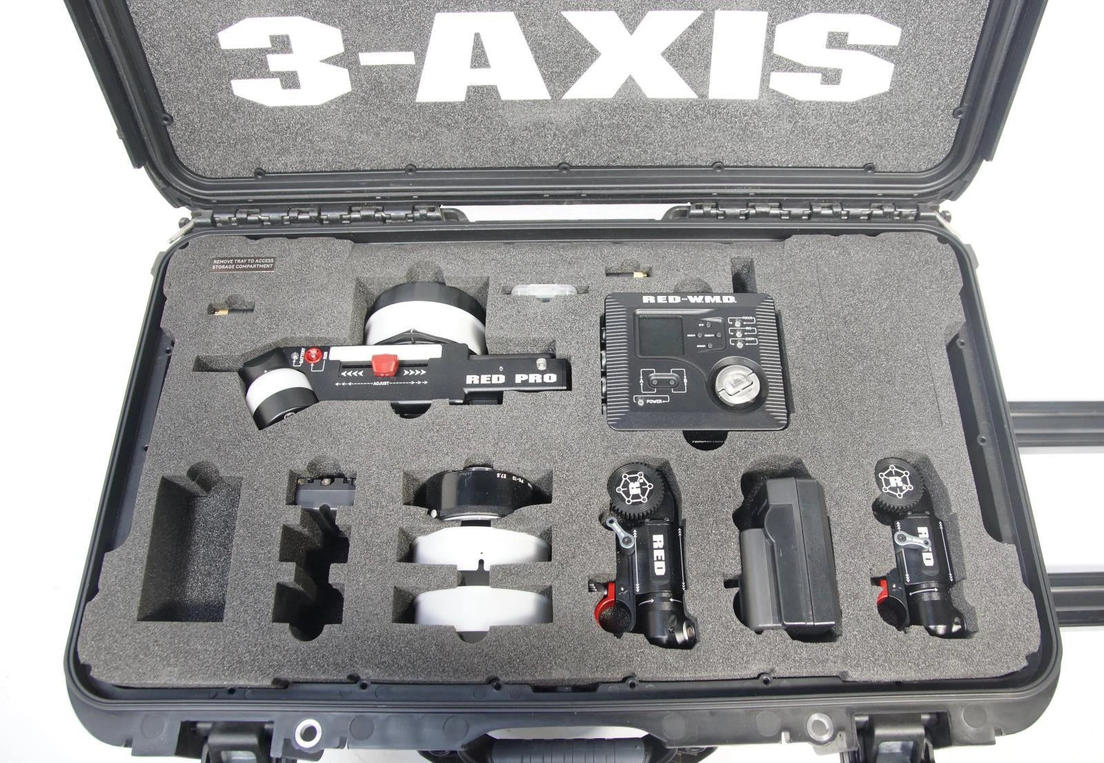 RED DSMC2 3-Axis Lens Control System with W.M.D. Wireless Motor Driver & T.H.C.