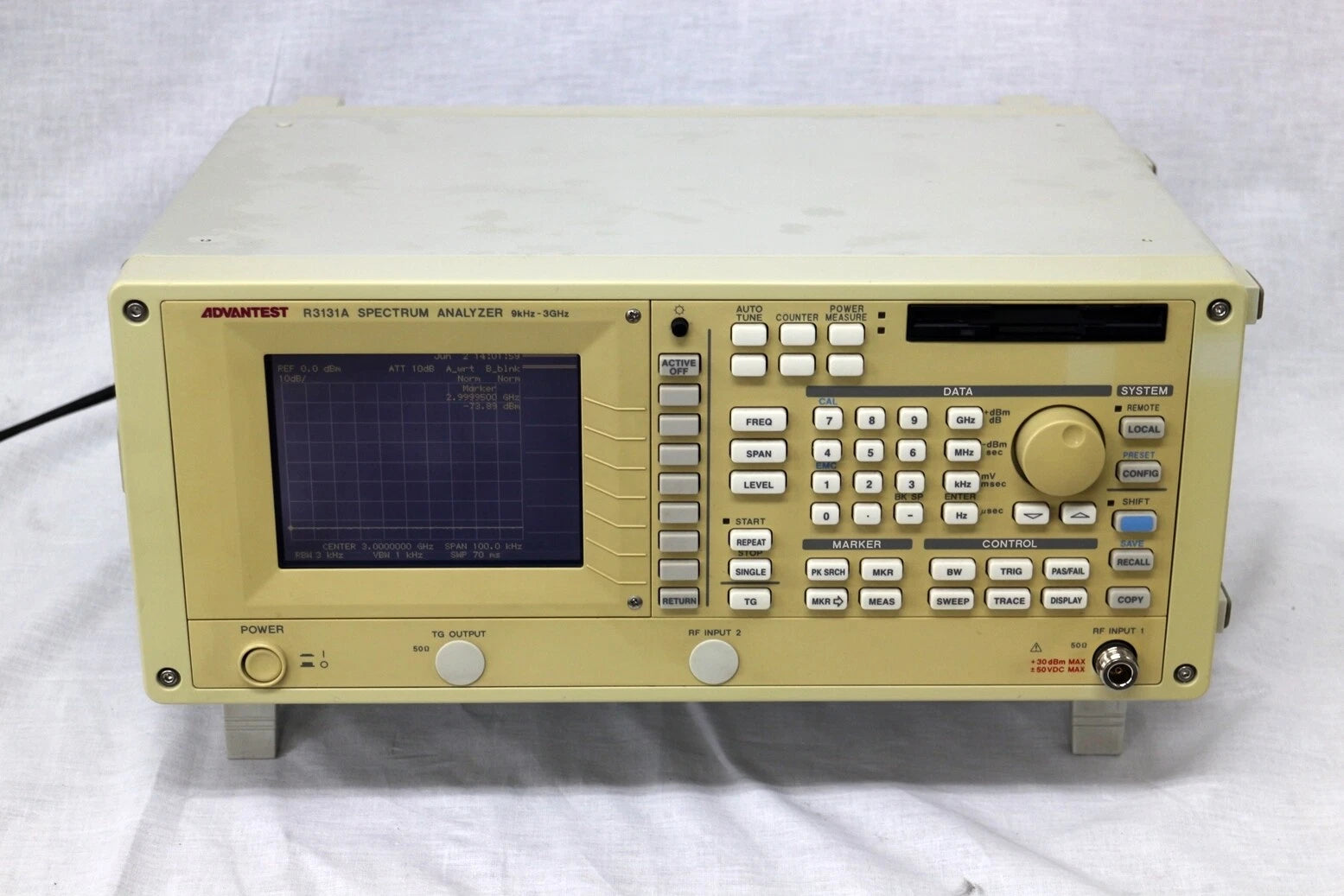 ADVANTEST R3131A 9KHz-3GHz Spectrum Analyze