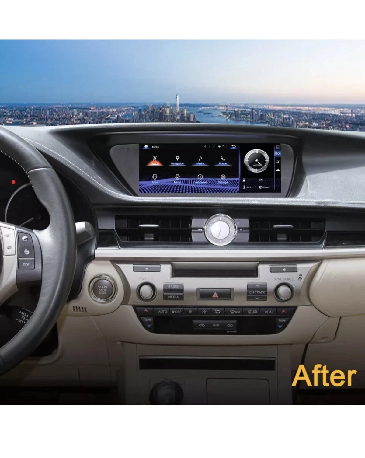 For Lexus ES ES240 ES250 ES350 ES300h 2013-2017 Android 13 GPS Auto Radio Player