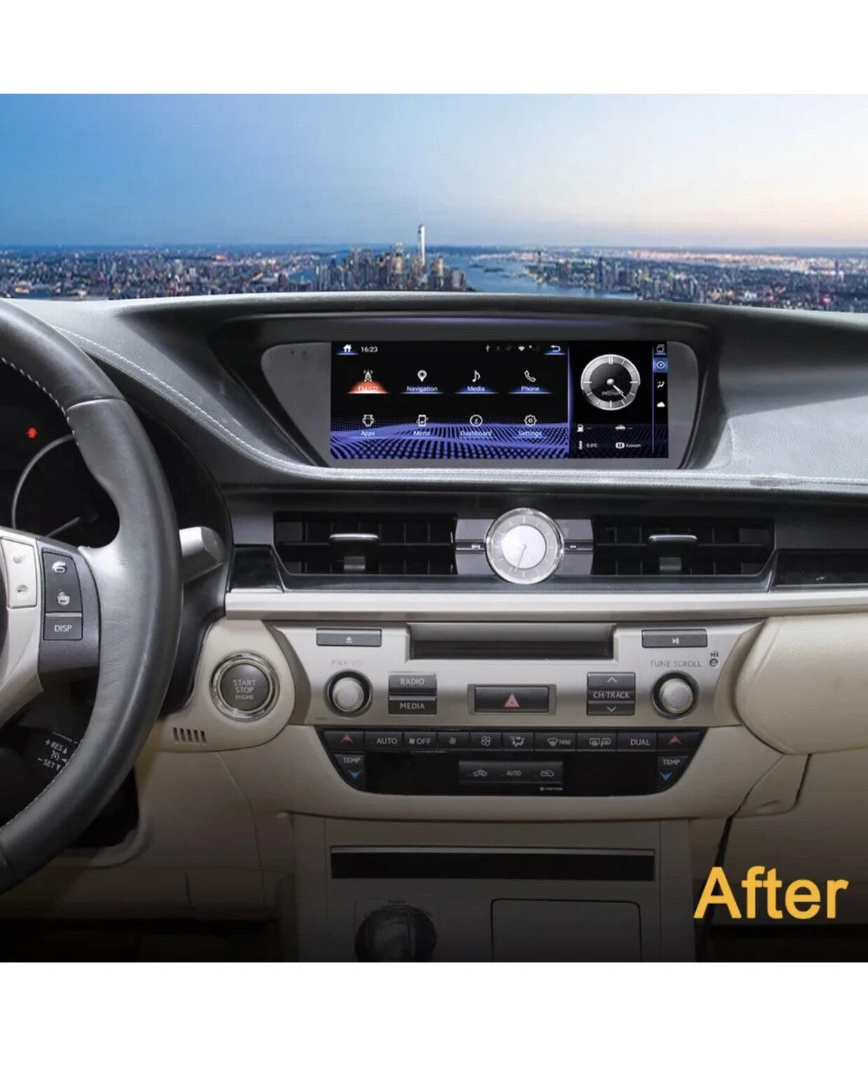 For Lexus ES ES240 ES250 ES350 ES300h 2013-2017 Android 13 GPS Auto Radio Player