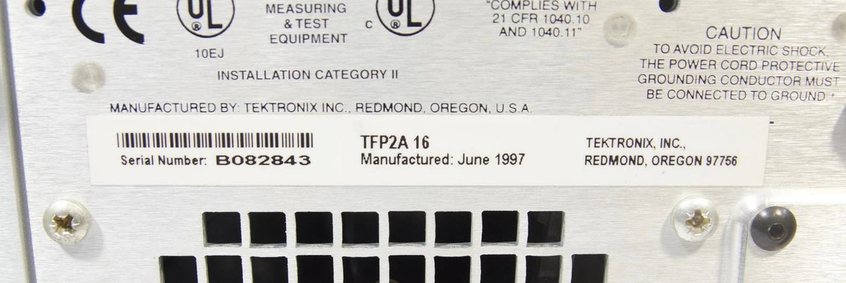 Tektronix TFP2A FiberMaster Optical Time-Domain Reflectometer