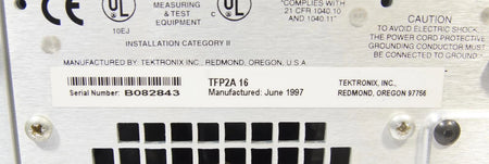 Tektronix TFP2A FiberMaster Optical Time-Domain Reflectometer