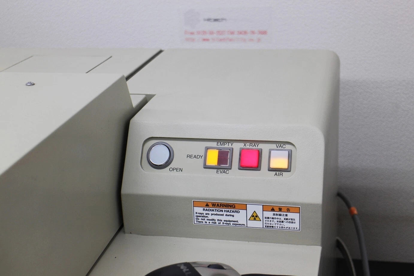 JEOL JSX-3202EV X-ray fluorescence analyzer