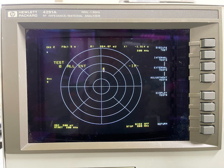 HP Agilent 4291A RF Impedance / Material Analyzer 1MHz to 1.8GHz , Opt. 002, 1C2 - XG eqpt