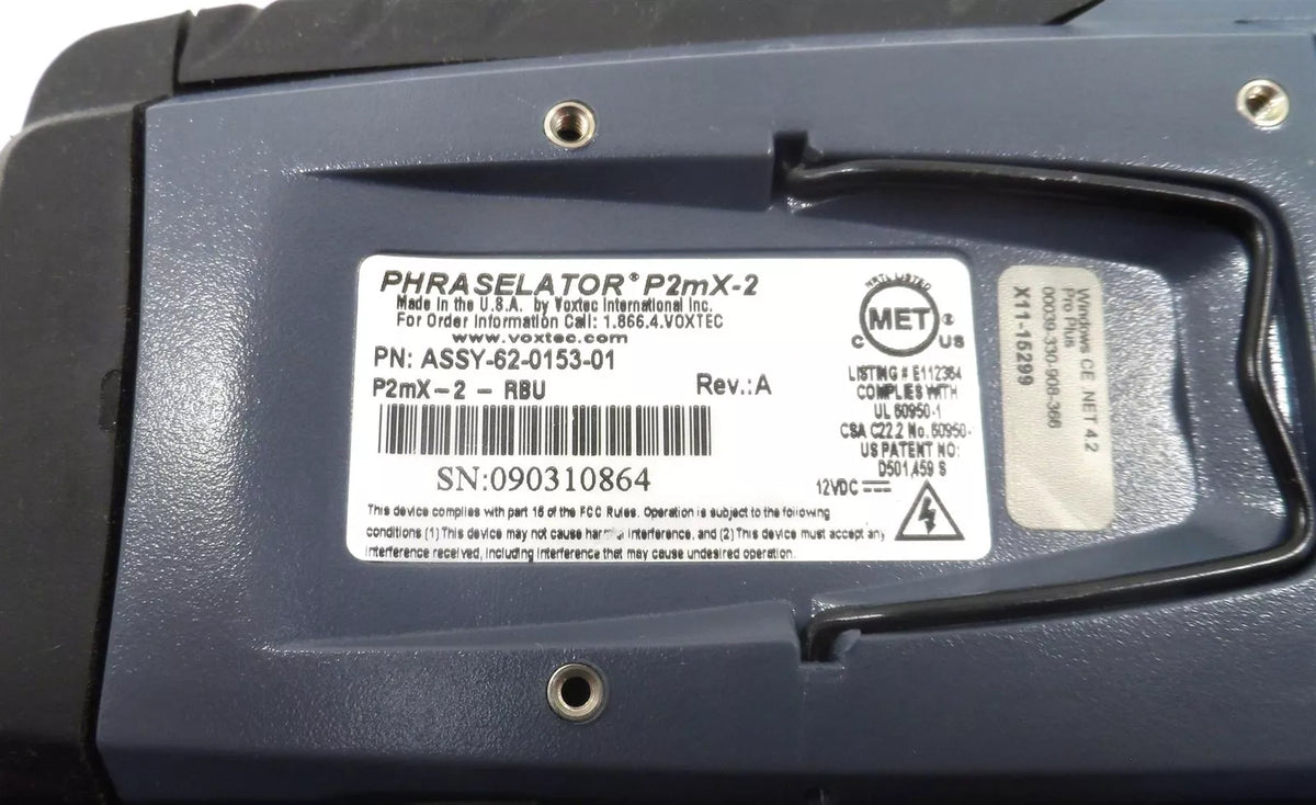 Phraselator Translator Voice Computer P2mX-2