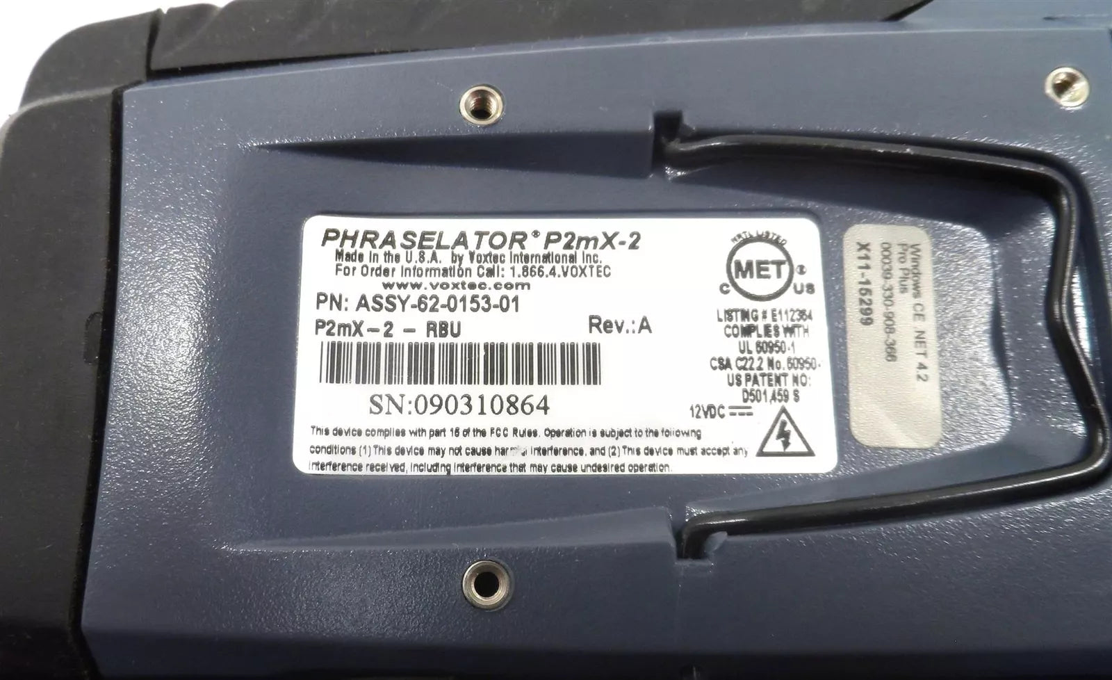 Phraselator Translator Voice Computer P2mX-2