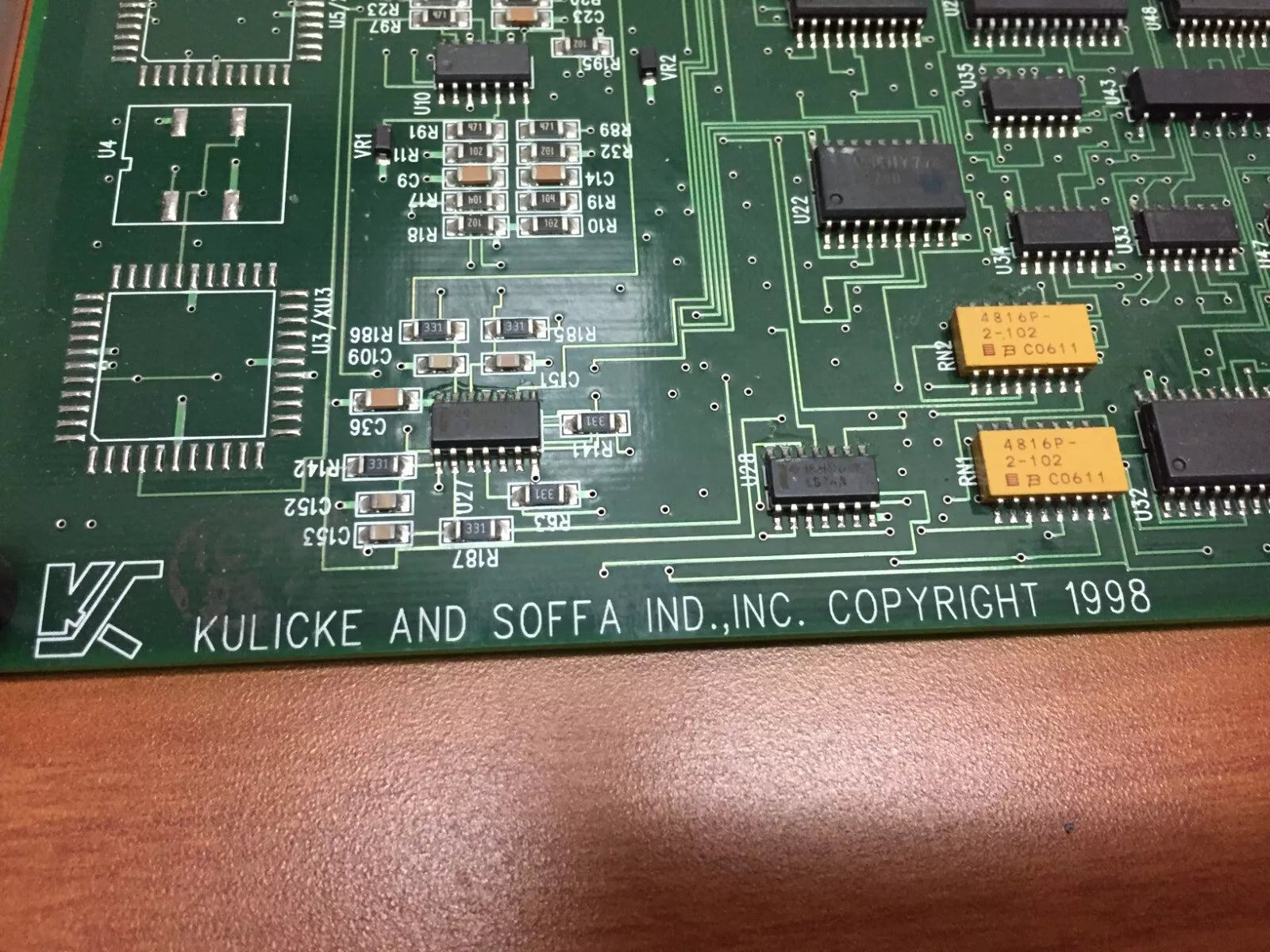 Kulicke and Soffa N08001-4058-000-09 I/O Board