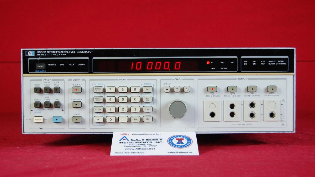HP Agilent 3336B -006 2514A02804 21 MHz Synthesizer Level Generator