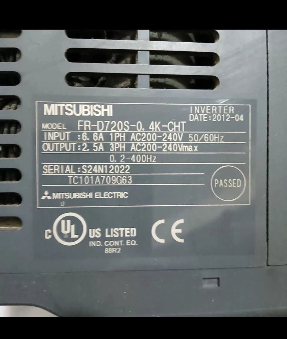 FR-D720S-0.4K-CHT Variable Frequency Drive