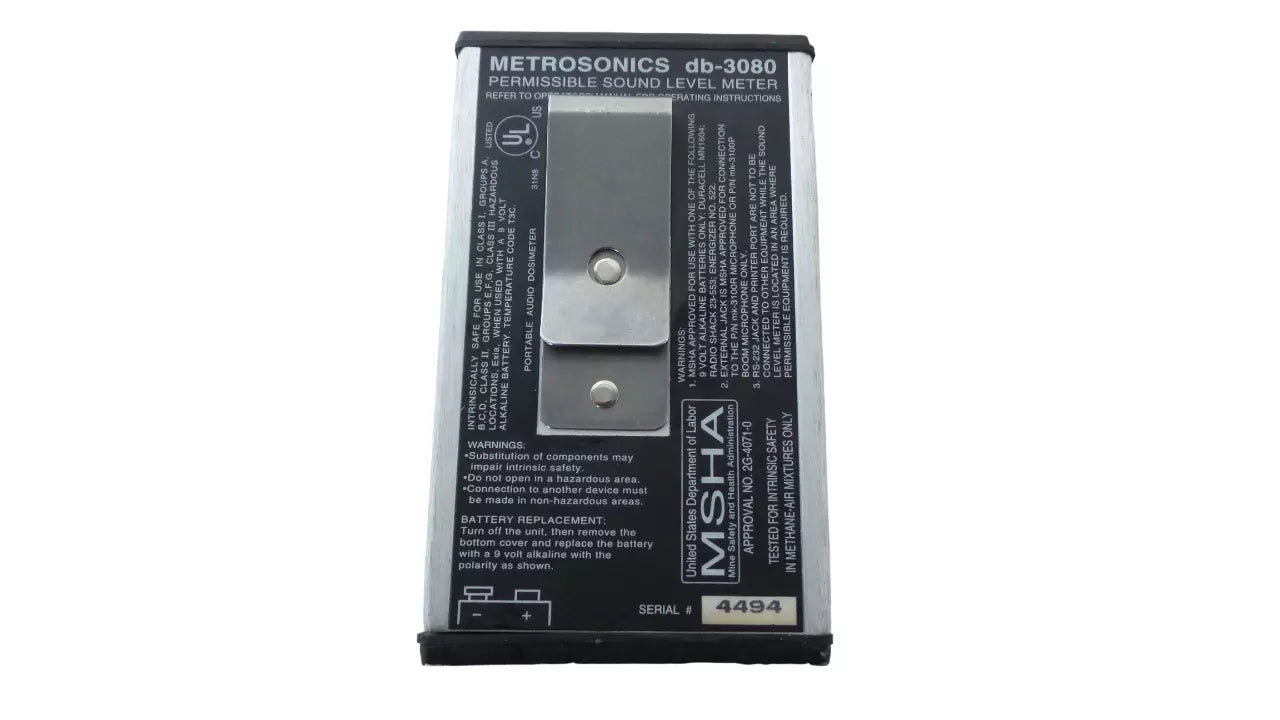 Metrosonics DB-3080 Permissible Sound Level Meter