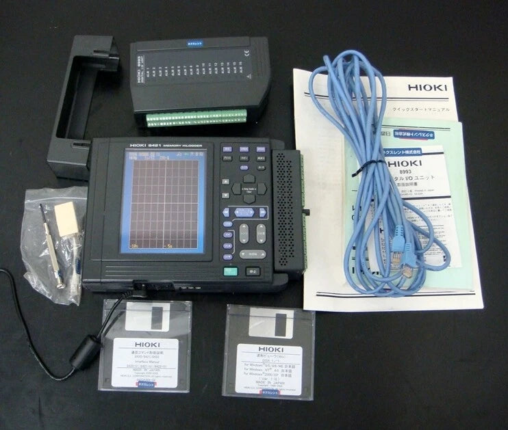 HIOKI 8421 +8993 16ch 4MW 16bit Memory Hi-Logger