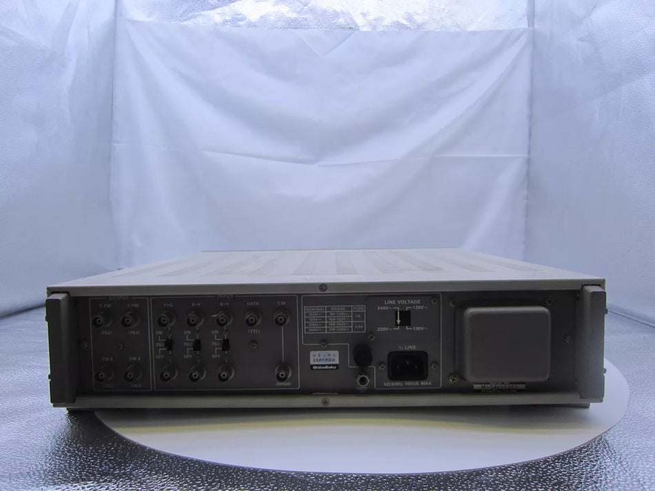 Shibasoku TZ12A1 FM Modulator As-Is (0001) - Product Details