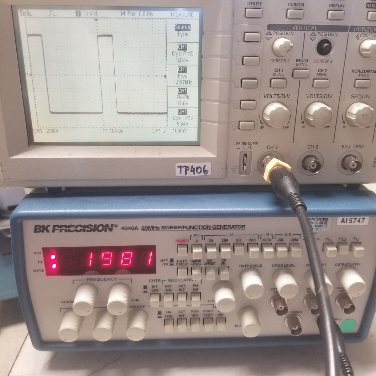 BK Precision 4040A 20 MHz Sweep Function Generator