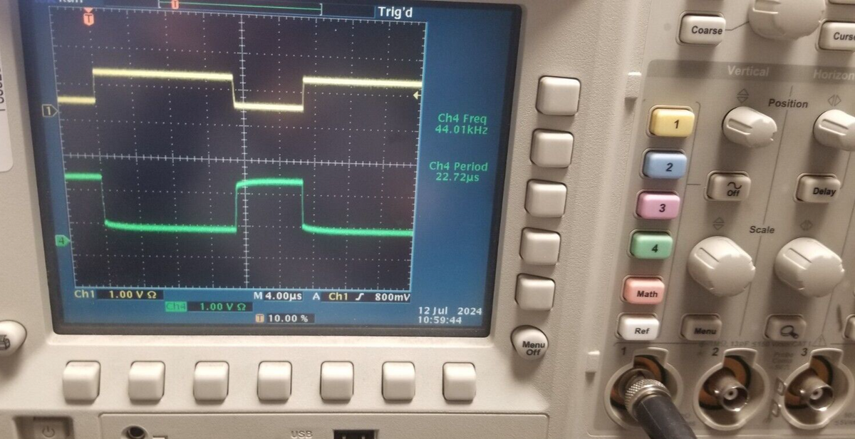 250 MHz Dual Output Pulse Generator by Hewlett Packard