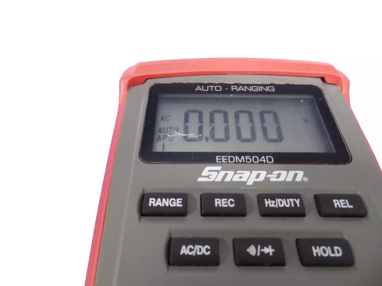 SNAP-ON EEDM504D Auto-Ranging Multimeter with Leads & Case