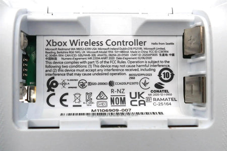 Lot Of 2 Microsoft Xbox Wireless Controller (Model 1914) White - Free Shipping