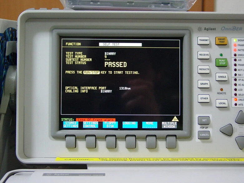 Agilent OmniBER725 Communication Analyzer J1409A-OP002/106/602/UK6