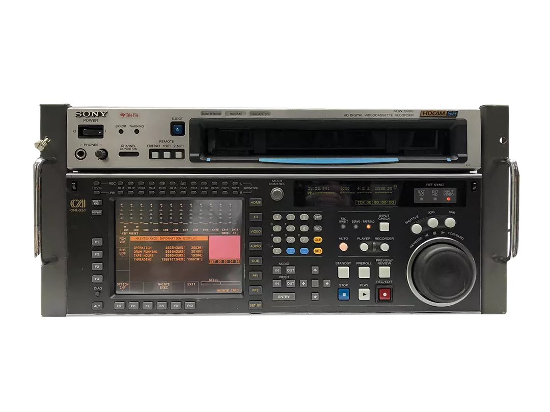 Sony SRW-5000 HDCAM SR Digital Edit Recorder DRUM Running 2619