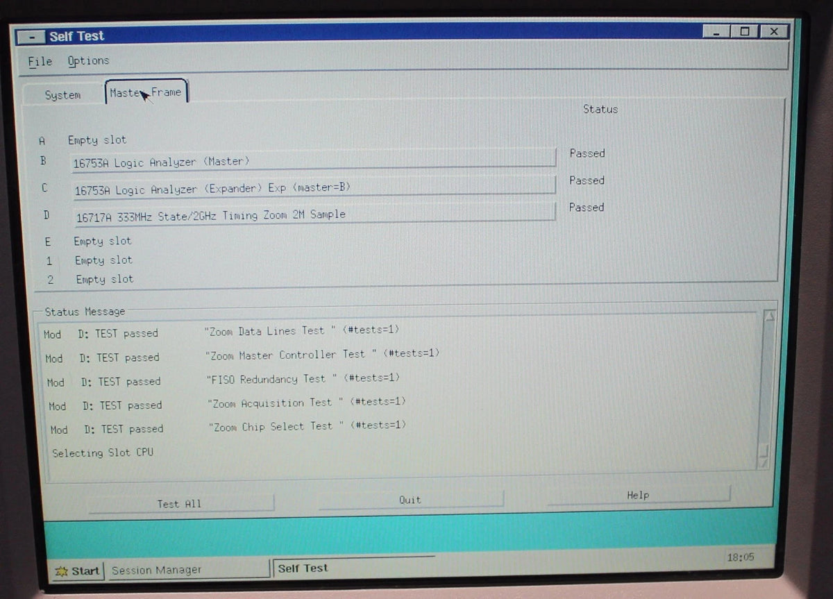 HP / Agilent 16702B Logic Analysis System w/ 16753A, 16717A & Cables