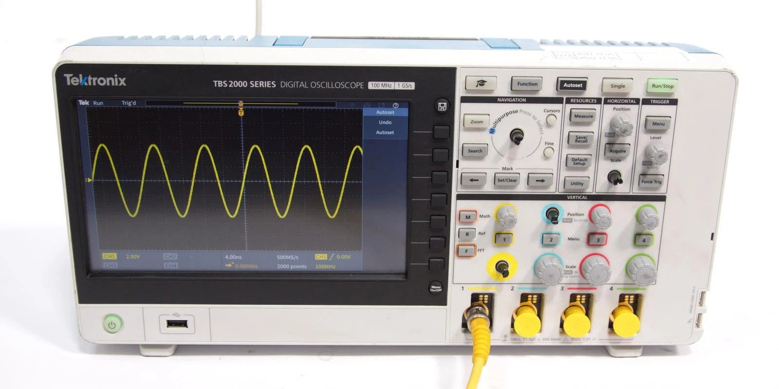 Tektronix TBS2014 100MHz 1GS/s 4Channel Digital Oscilloscope