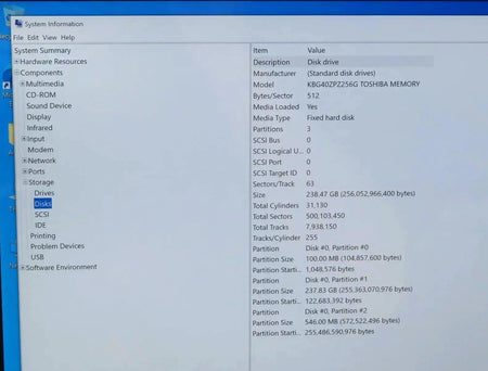 Microsoft Surface Pro 7 1866 Core i7-1065G7 1.30GHz 16GB 256GB Win 10 Pro