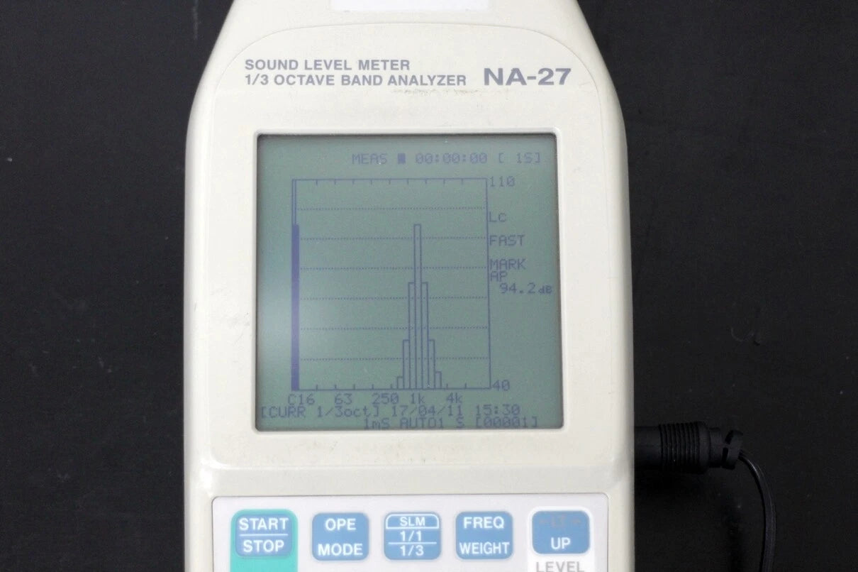 RION NA27 Sound Level Meter with Data Logging Feature