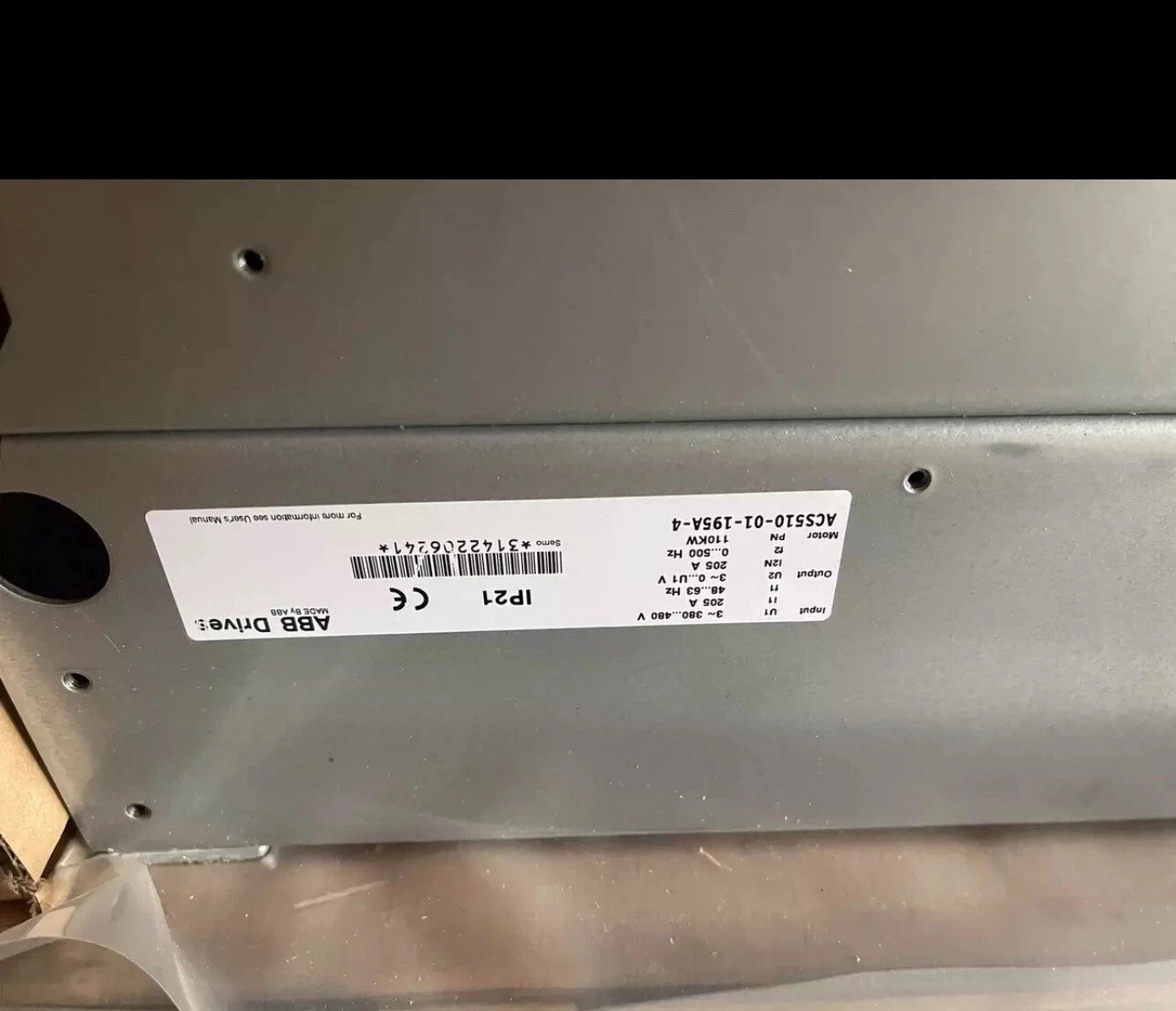 ABB ACS510-01-195A-4 Variable Frequency Drive