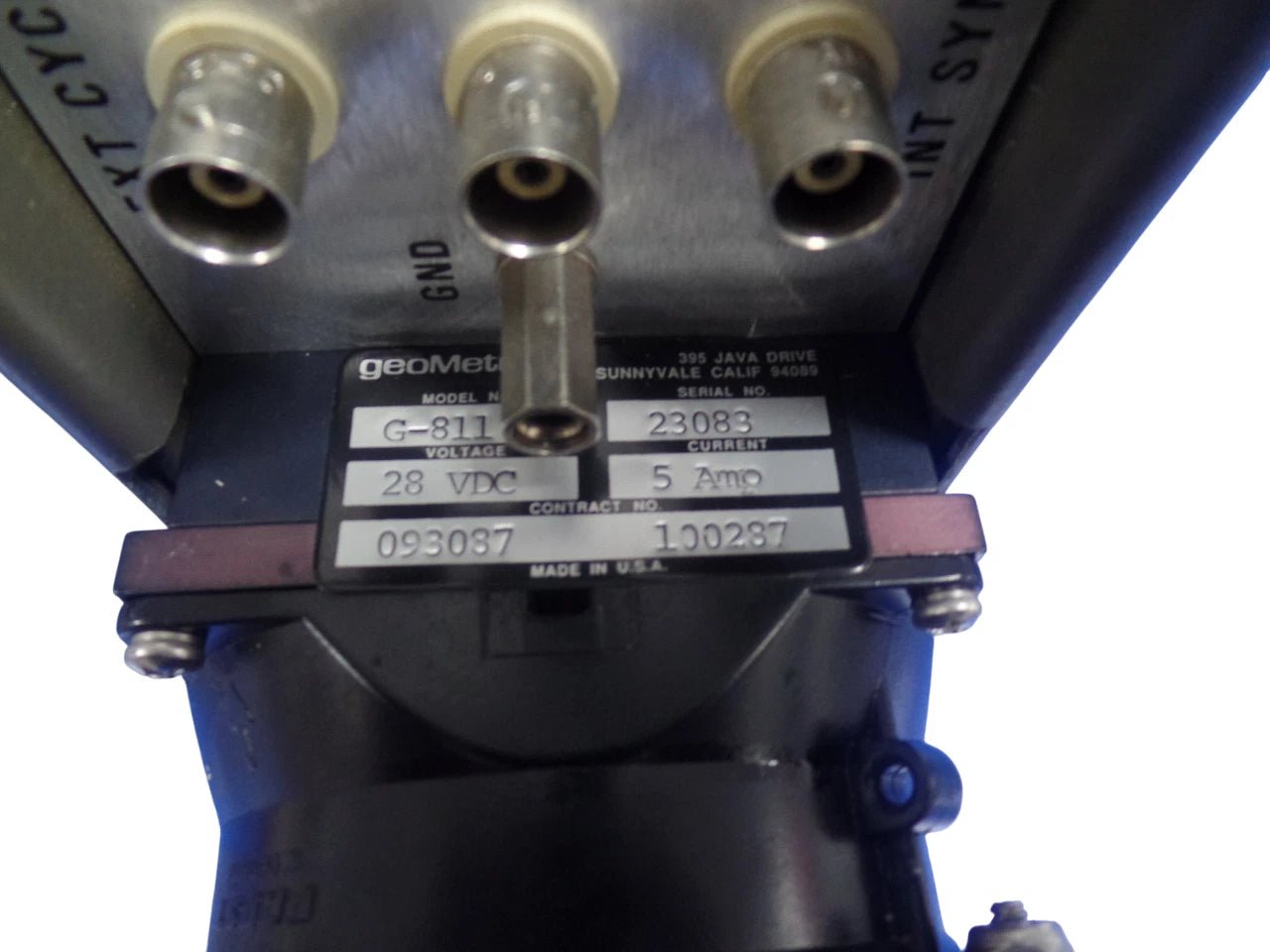 EG&G Geometrics with G811/813 Proton Magnetometer