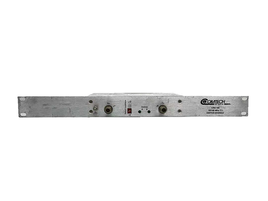 Comtech EF Data CRS-180 70/140 MHz IF 1:1 Redundancy Switch with Cables