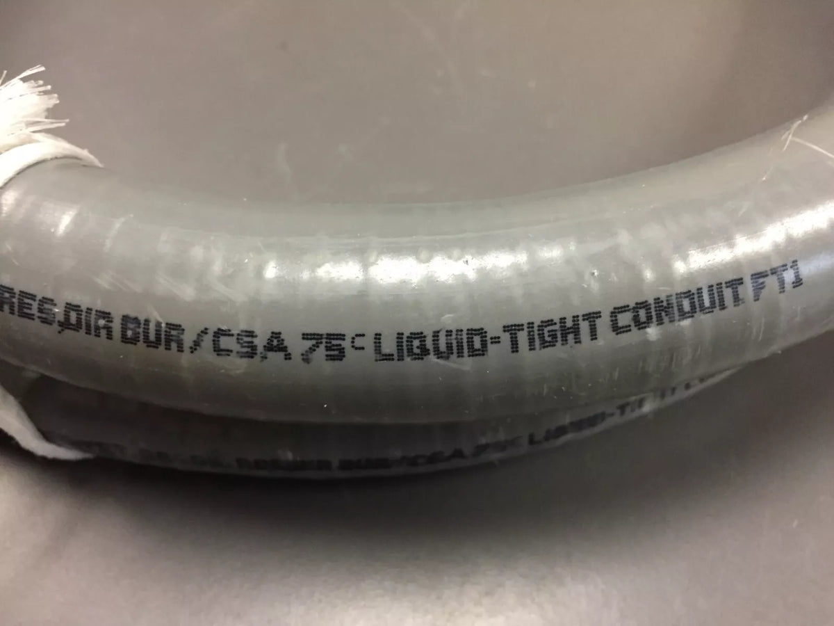 Southwire 1 Liquidtight Flexible Metallic Titan Steel Conduit Type UL Gray 8ft