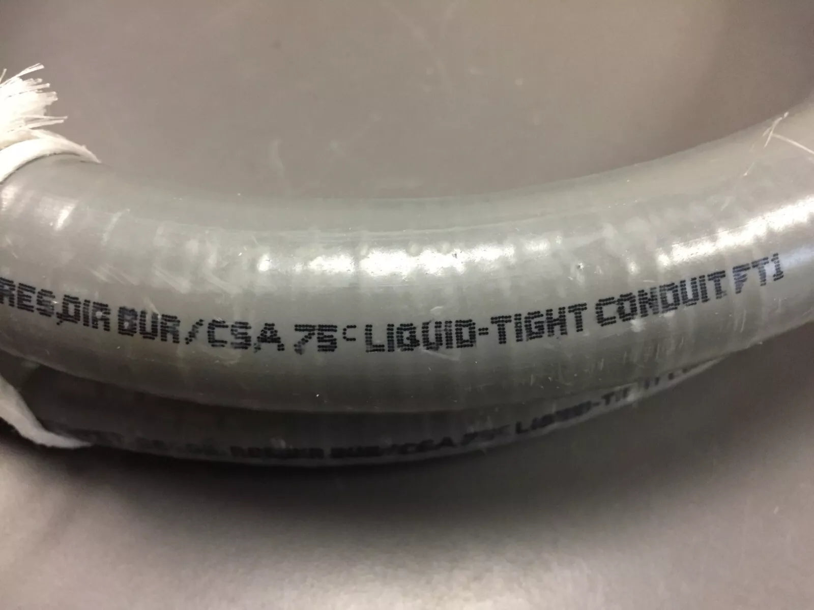 Southwire 1 Liquidtight Flexible Metallic Titan Steel Conduit Type UL Gray 8ft