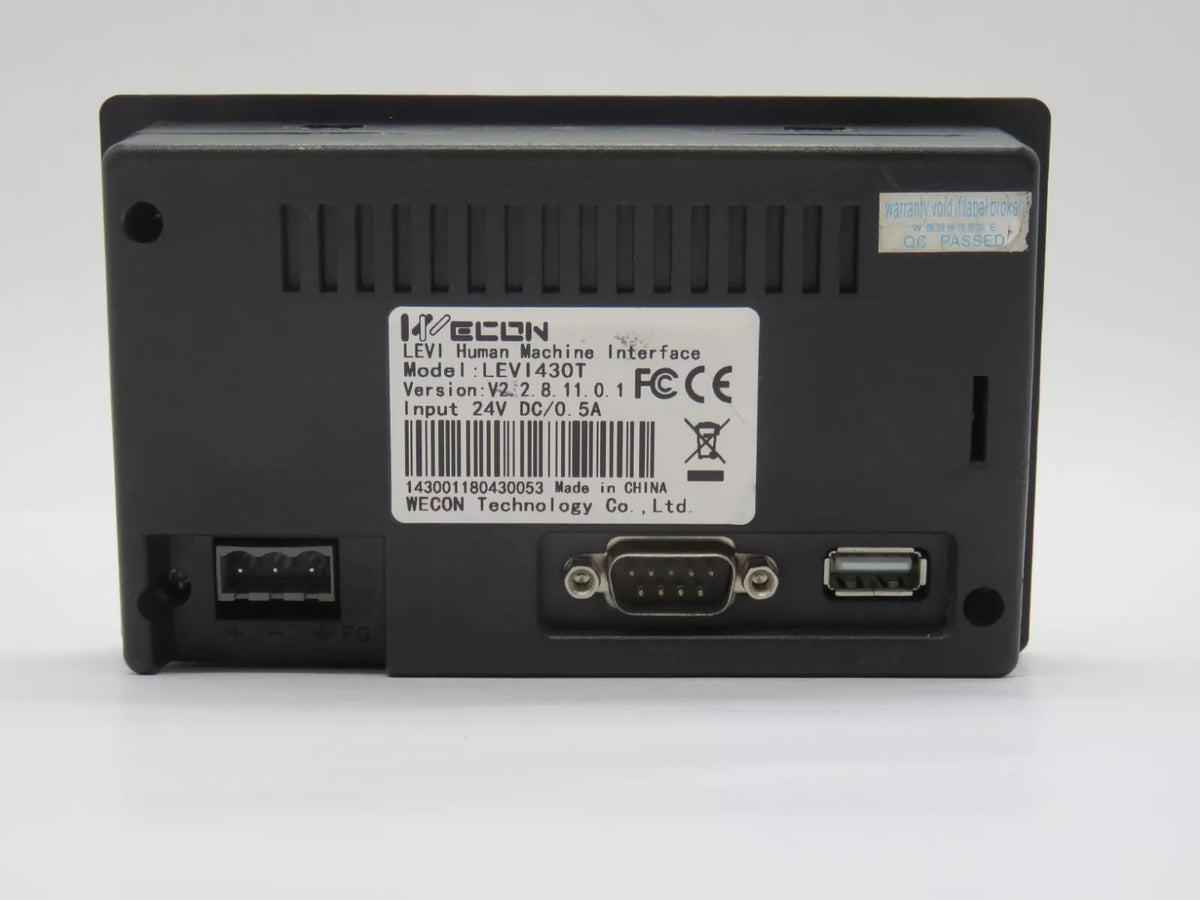 Wecon LEVI430T HMI Touch Screen Display - 4.3 Inch TFT LCD Panel