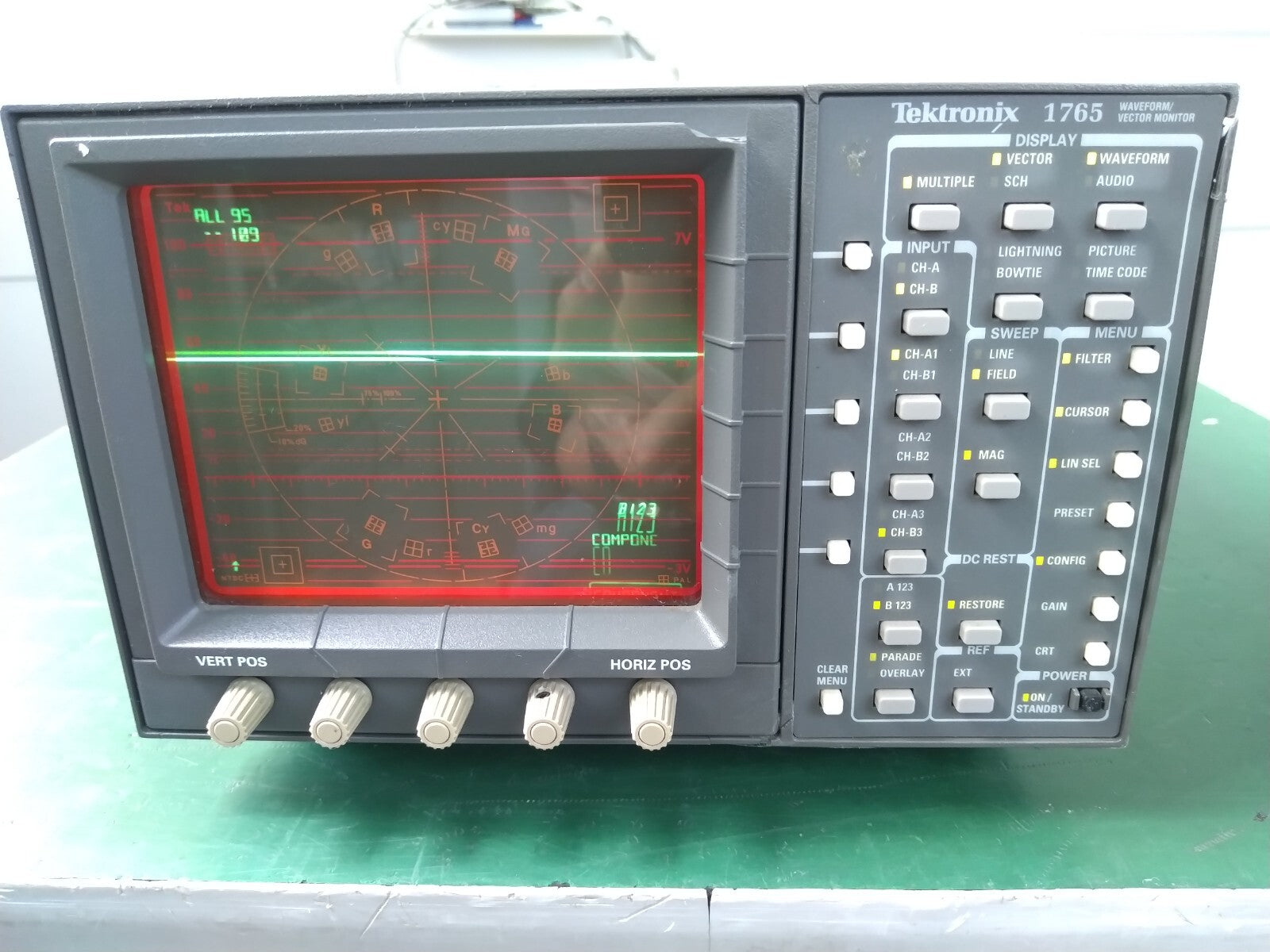 Tektronix 1765 Waveform / Vector Monitor - XG eqpt