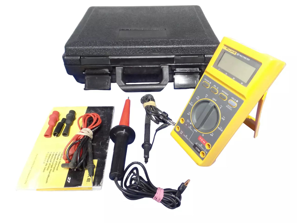 Fluke 27 Multimeter with Probes & Case