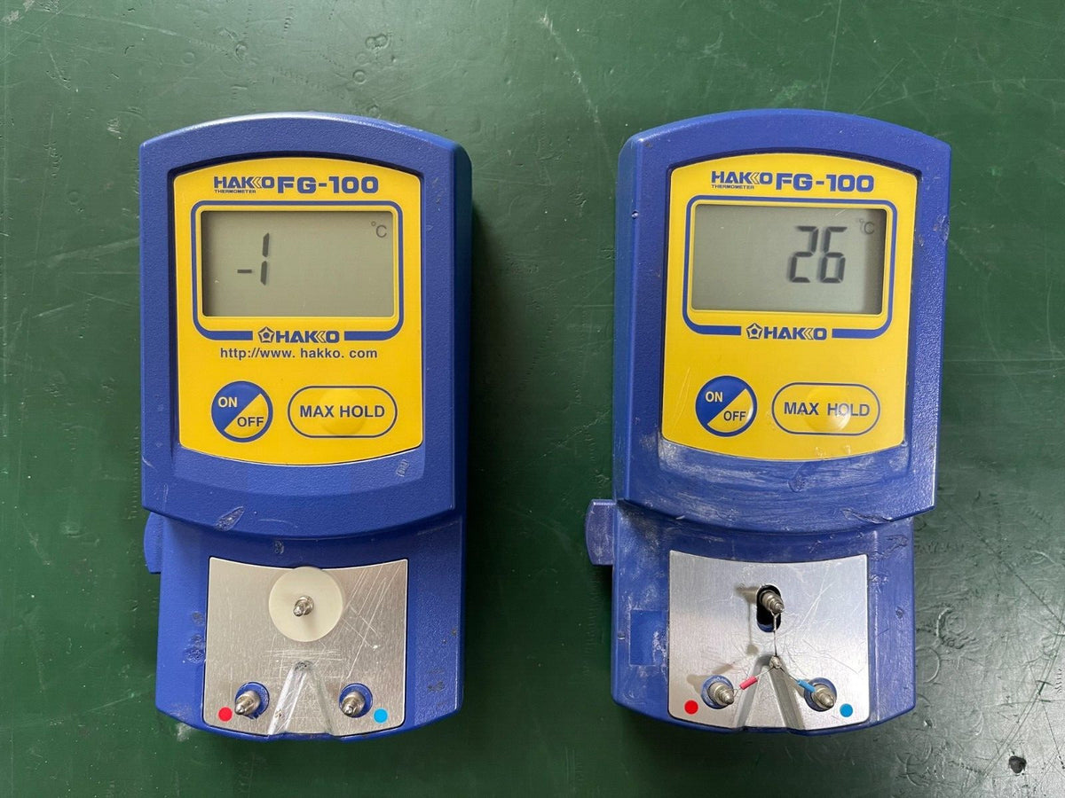 HAKKO FG-100 Thermometer. W/o test sensor lead - XG eqpt