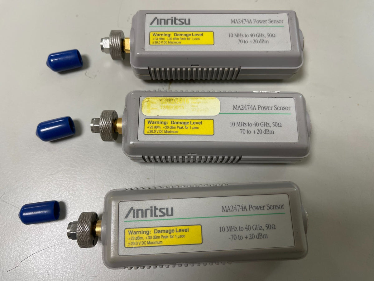 Anritsu MA2474A 10MHz - 40GHz Power Sensor 50 Ohm , 70 to -20dBm - XG eqpt