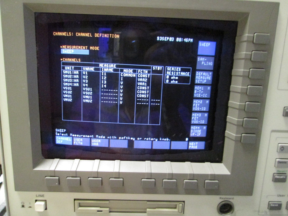 HP4156A Original Display