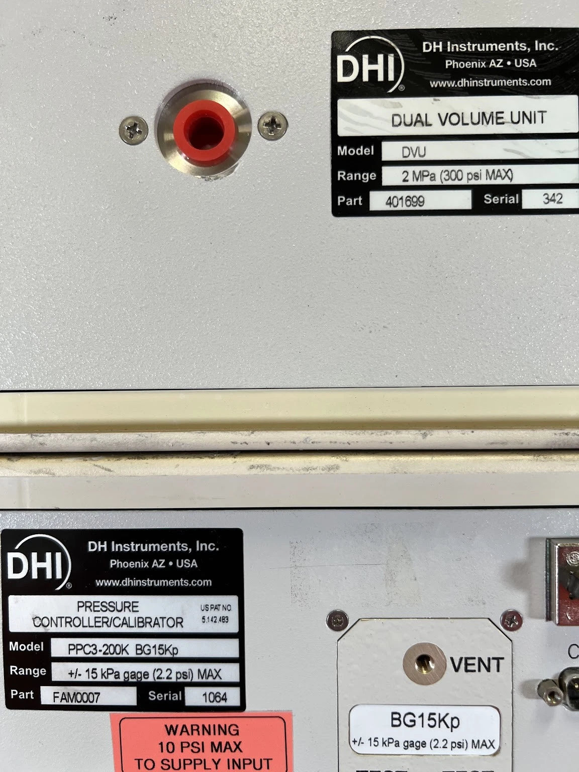 DH Instruments PPC3-200K BG15KP Pressure Controller/Calibrator, 1064