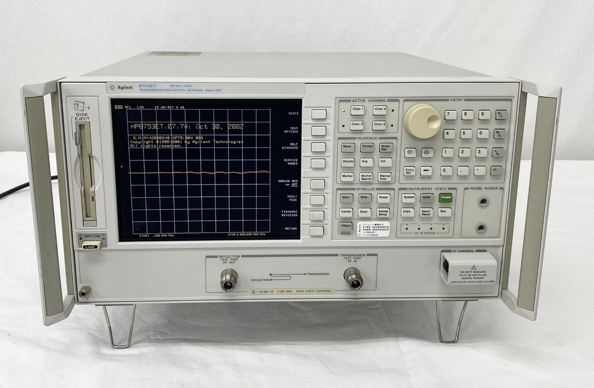 Agilent 8753ET/004/006 300KHz-6GHz Network Analyzer