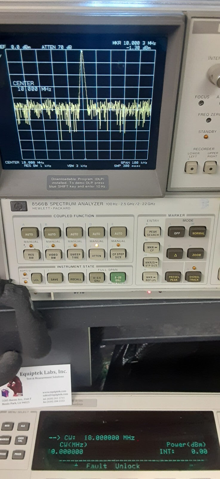 HP Synthesized RF Signal Generator 10MHz to 20GHz