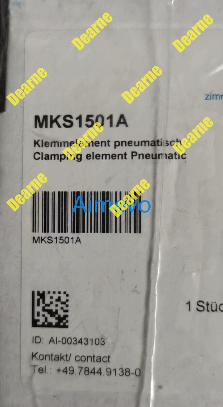 ZIMMER MKS1501A Rail Clamp