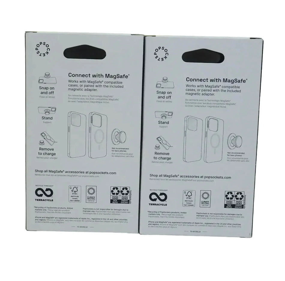 PopSockets Magnetic Phone Grip with MagSafe, Lot 2