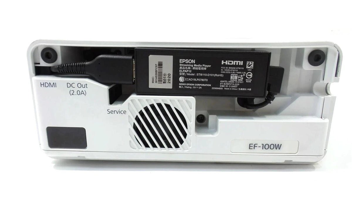 Epson EF-100W Streaming Laser Projector - Light Source : 2050 Hours