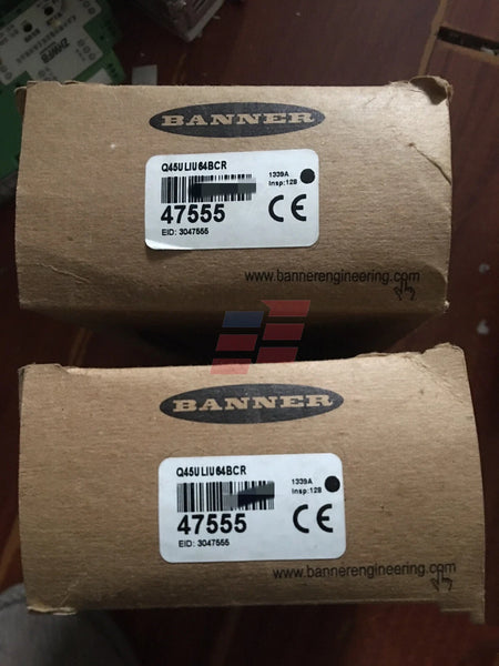 Brand New BANNER Q45ULIU64ACRQ6 Ultrasonic Sensor