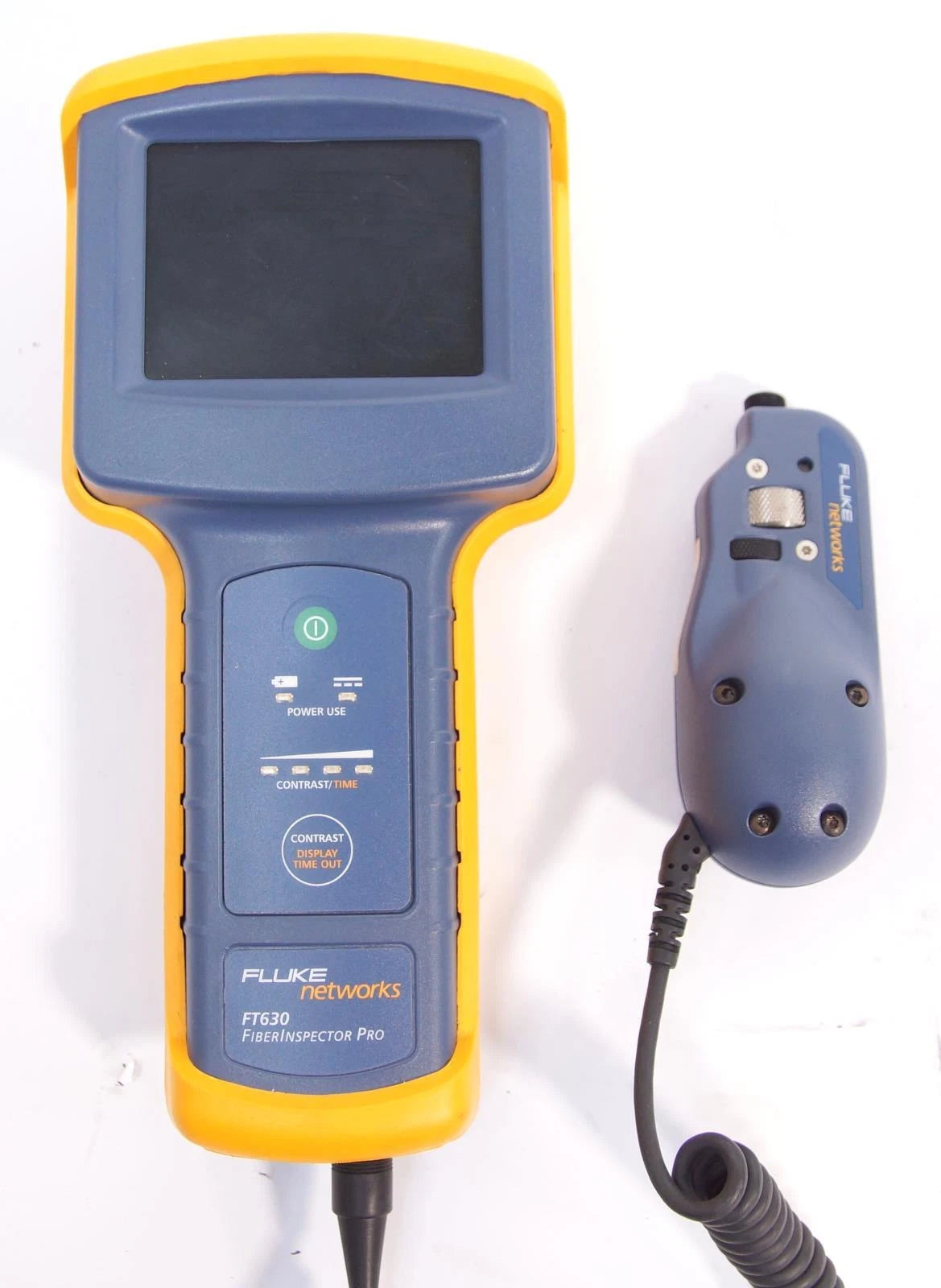Fluke FT630 Video Fiber Inspector Pro Microscope w/ FT650 Fiber Probe