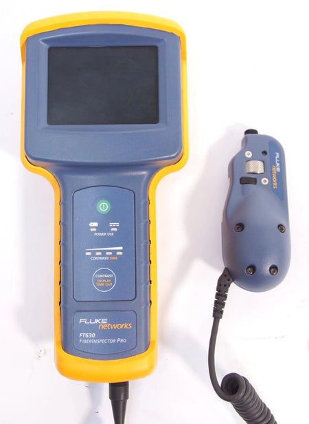 Fluke FT630 Video Fiber Inspector Pro Microscope w/ FT650 Fiber Probe