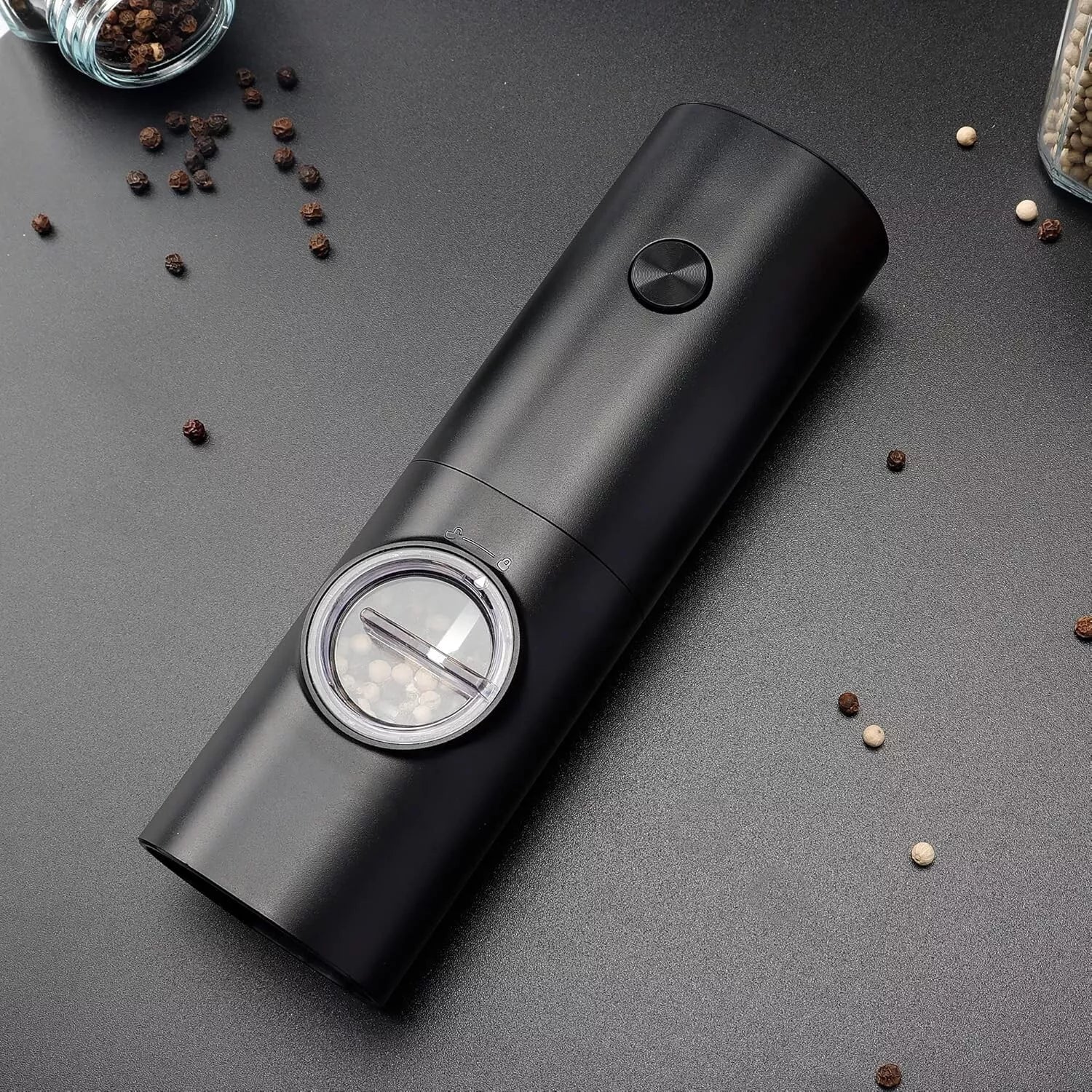 Electric Pepper Grinder & Salt Mill - Battery-Powered Automatic Ceramic Grinder